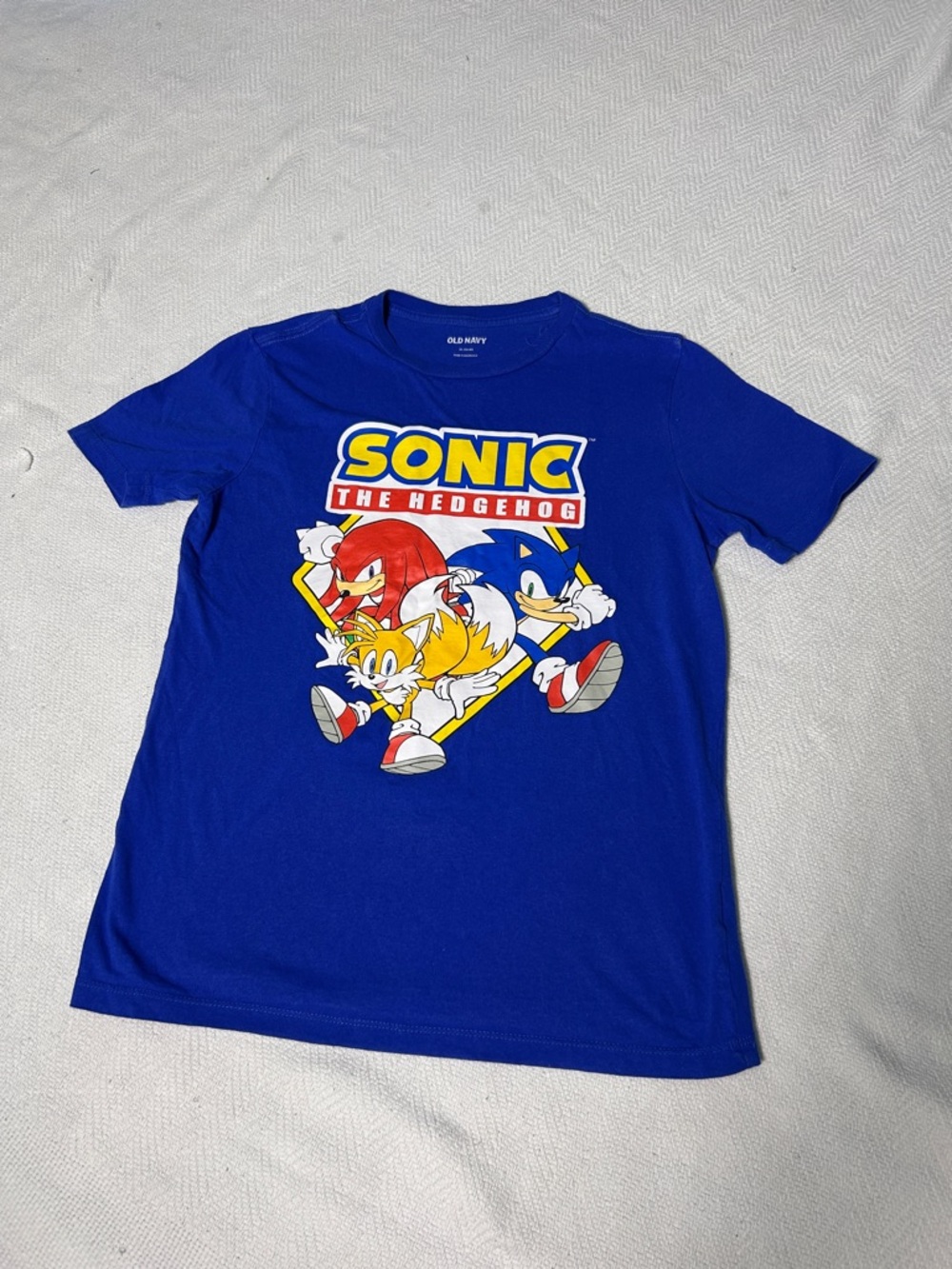 Sonic The Hedgehog Unisex Graphic Tee Kids Size XL (14/16)